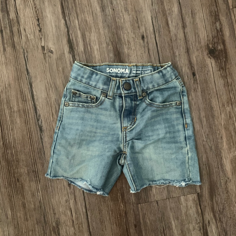 Toddler cut off shorts